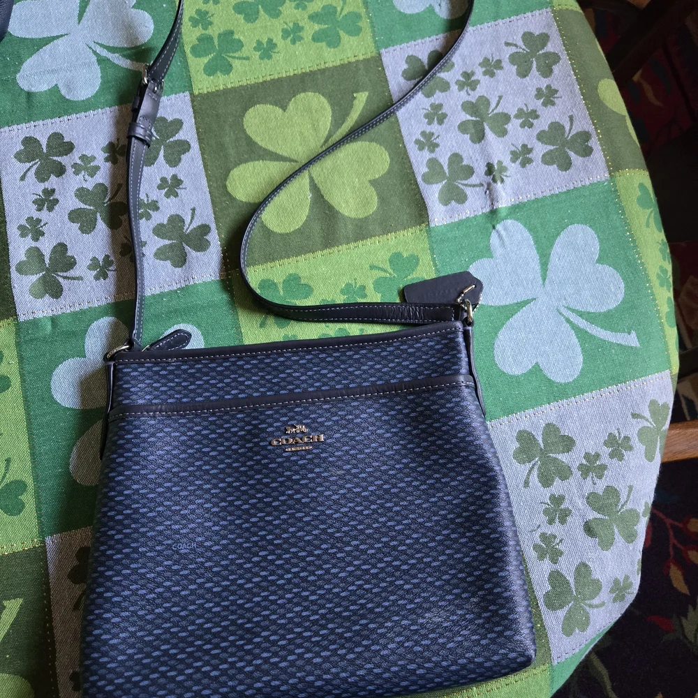 COACH Blue Signature Crossbody Bag - Picture 2 of 8